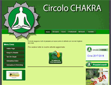 Tablet Screenshot of circolochakra.it